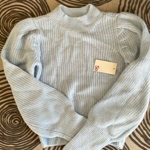SO Sweater pale blue S Acrylic NWT